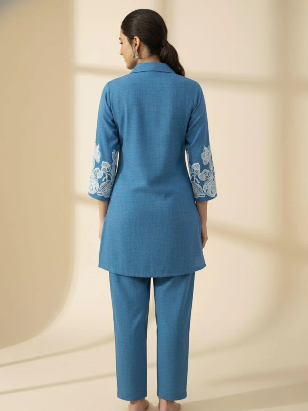 Shanti Lapis Embroidered Co-ord Set - Image 3