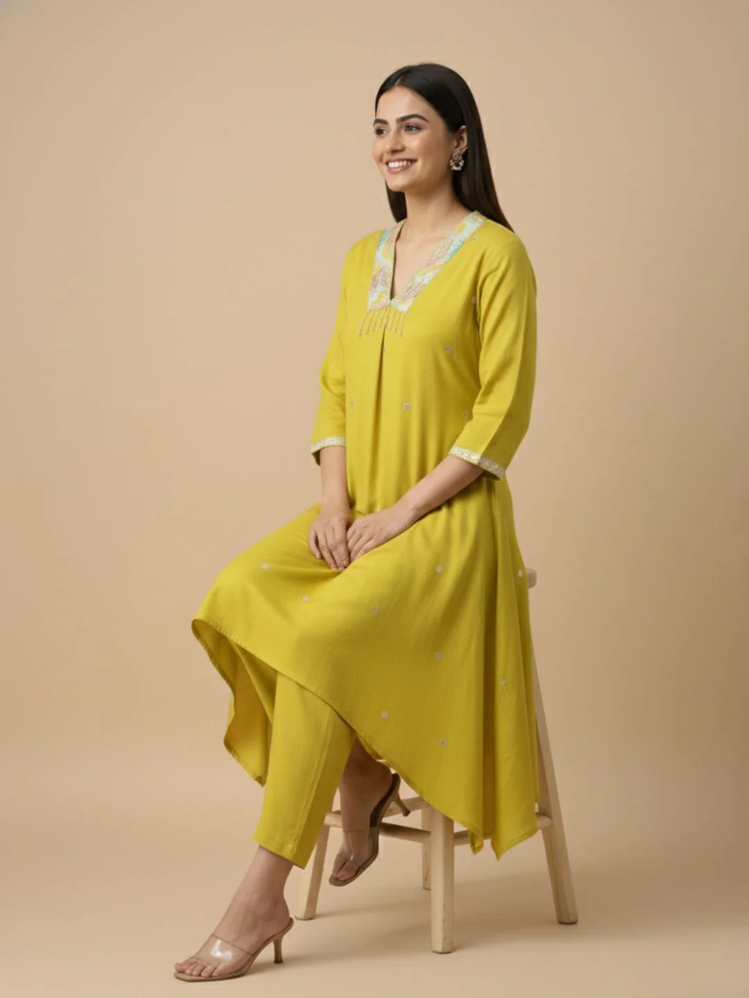 Tanishk Citrus Work Co-ord Set - Image 4