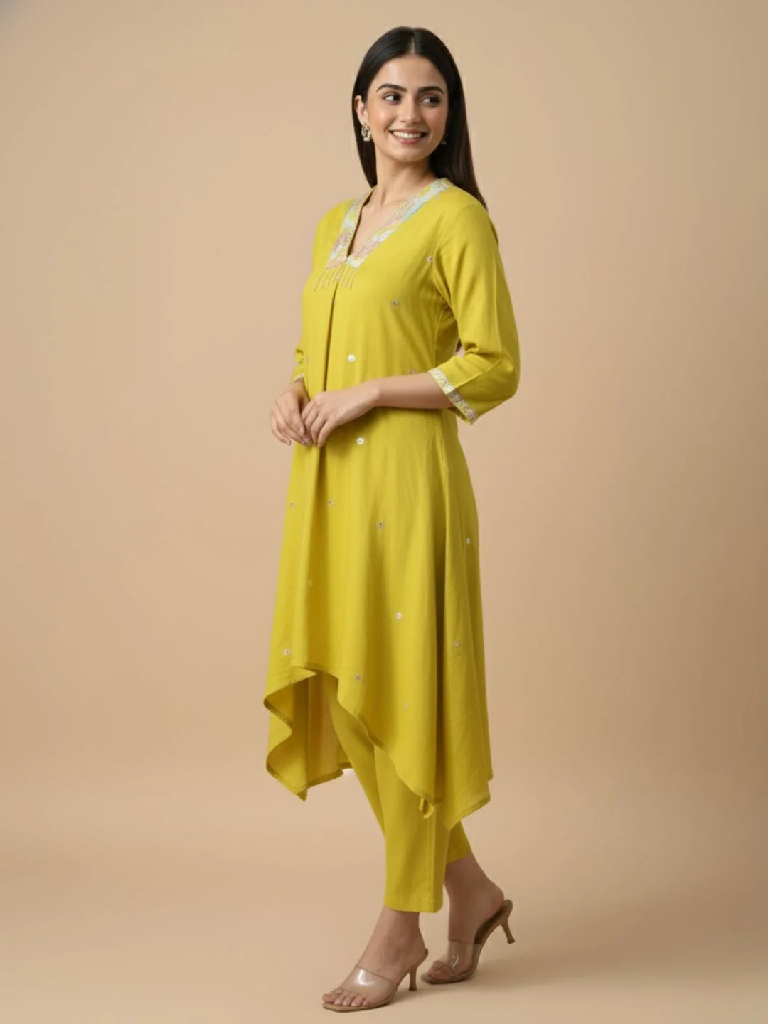 Tanishk Citrus Work Co-ord Set - Image 5