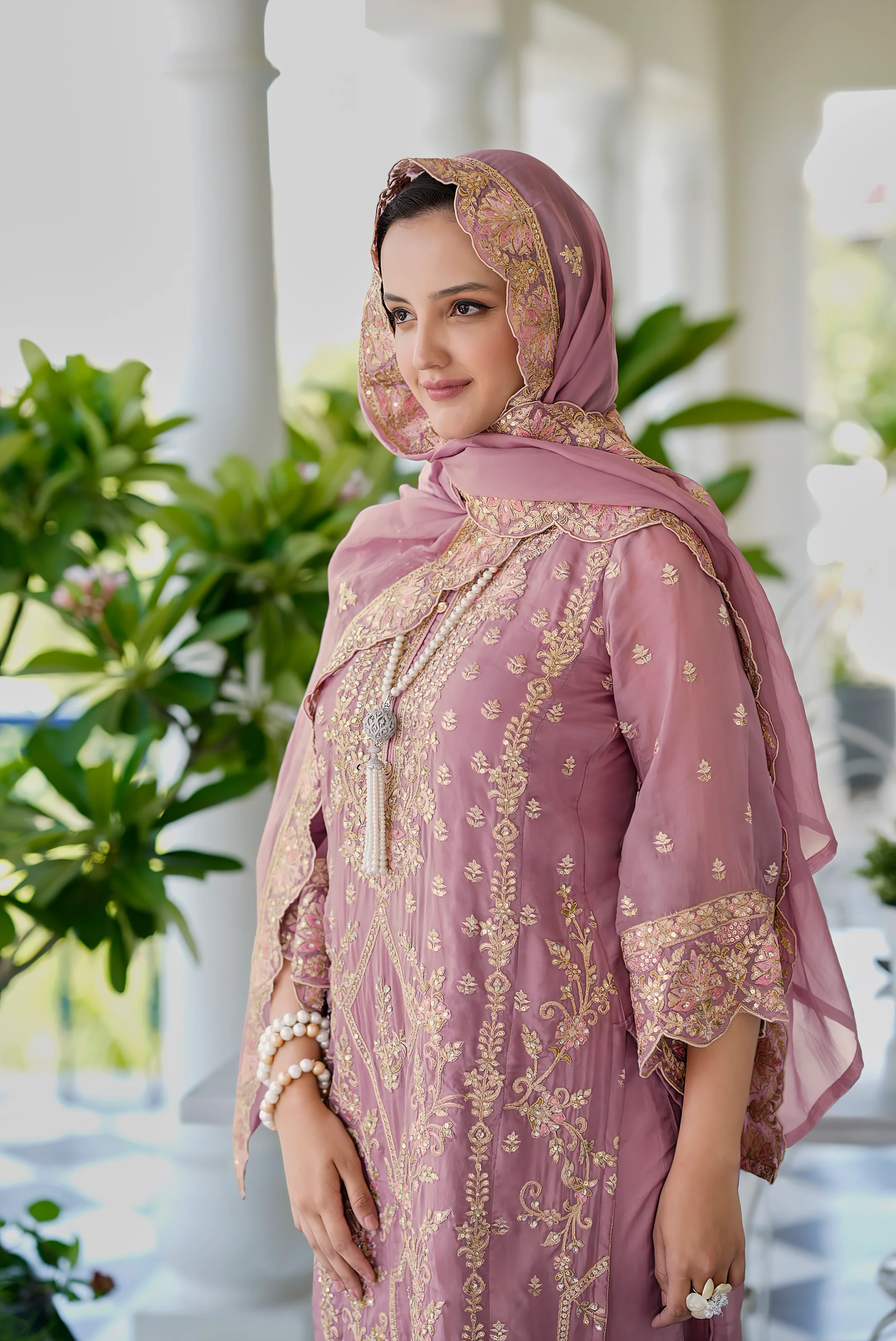 Luna Blush Full Work Suit Set - Image 2