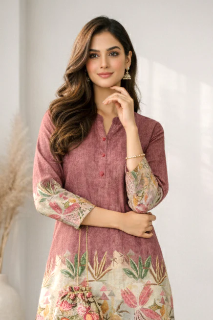 Reet Clay Printed Co-ord Set - Image 2