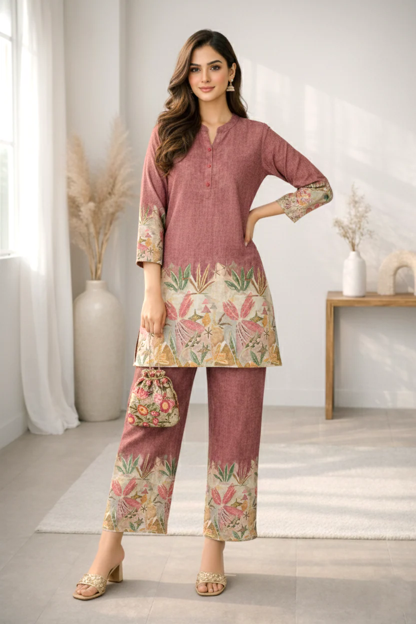 Reet Clay Printed Co-ord Set - Image 6