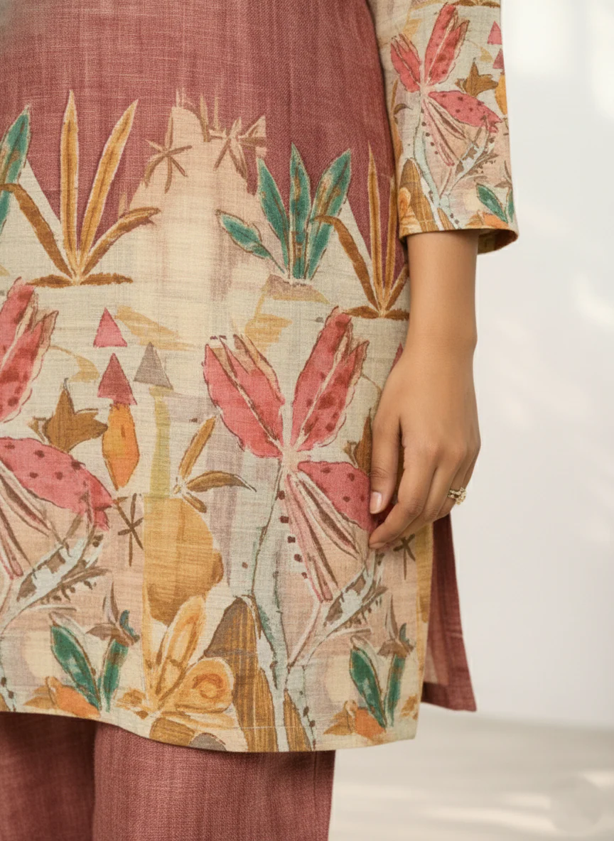Reet Clay Printed Co-ord Set - Image 8