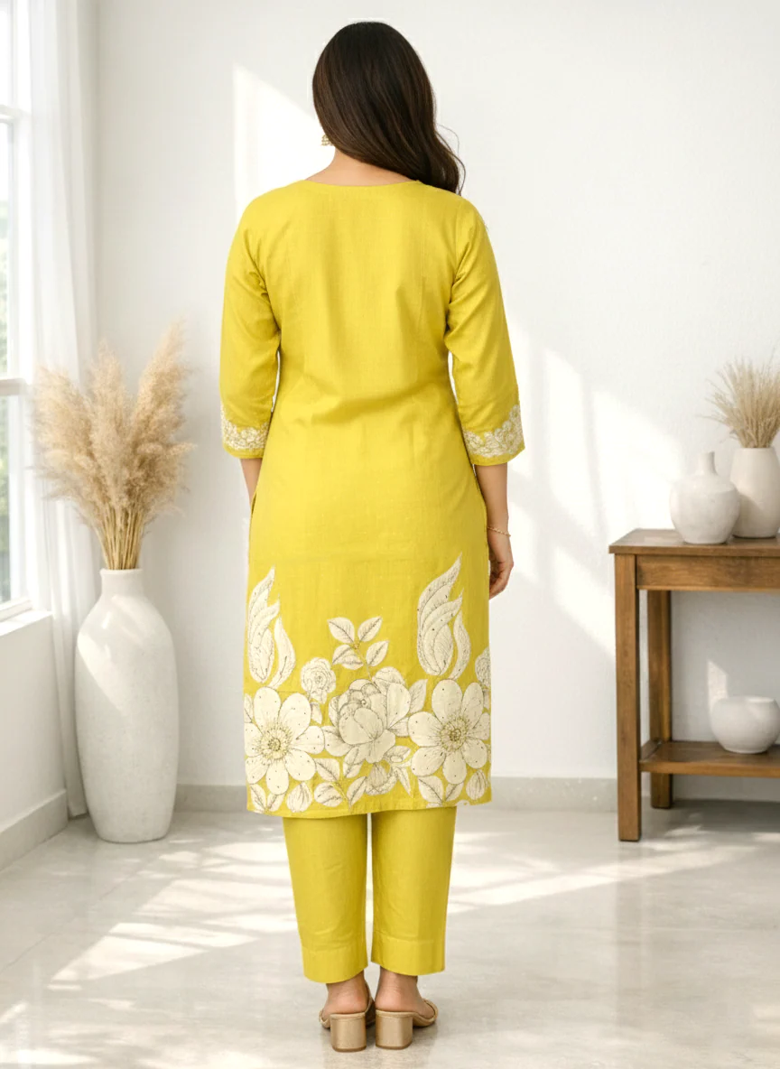 Reet Amber Printed Work Suit Set - Image 3