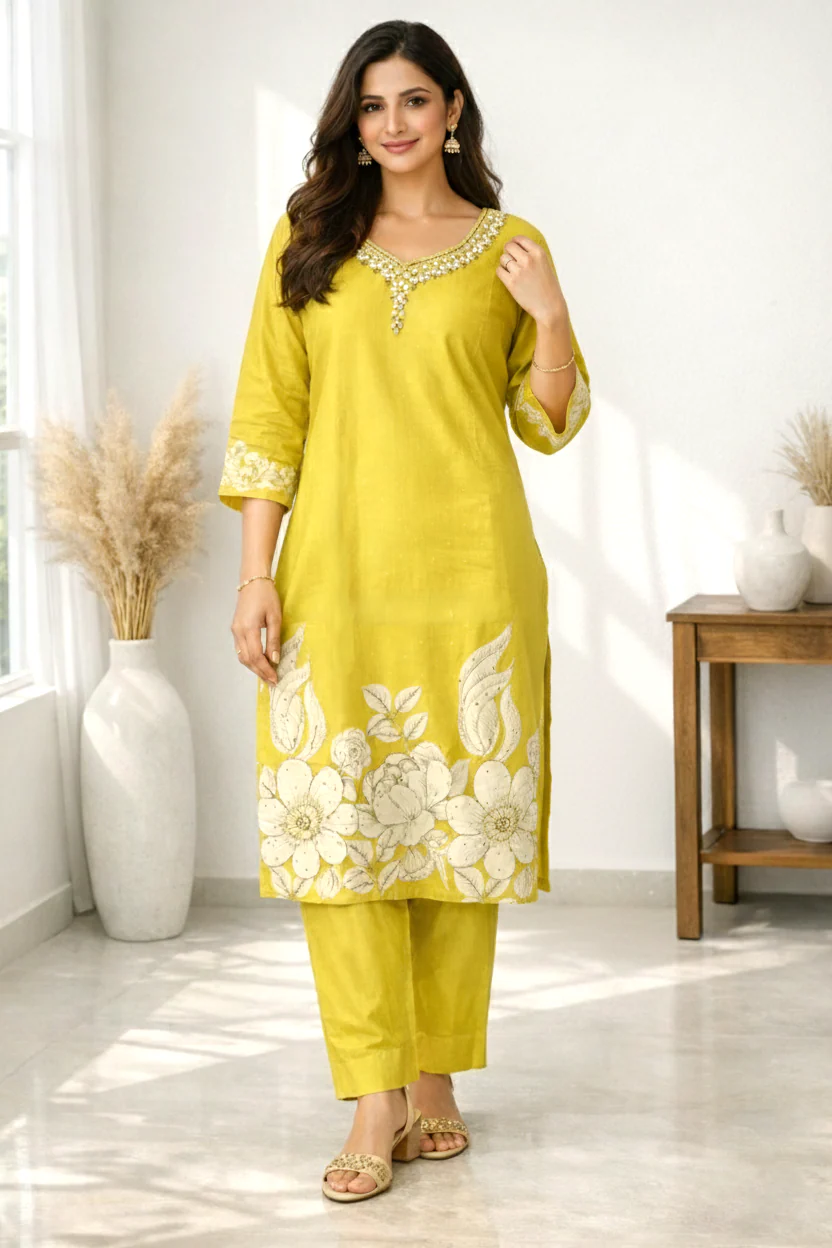 Reet Amber Printed Work Suit Set - Image 6