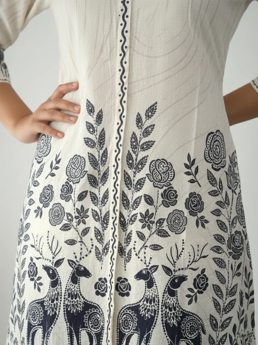 Reet Dove Embroidered Co-ord Set - Image 4