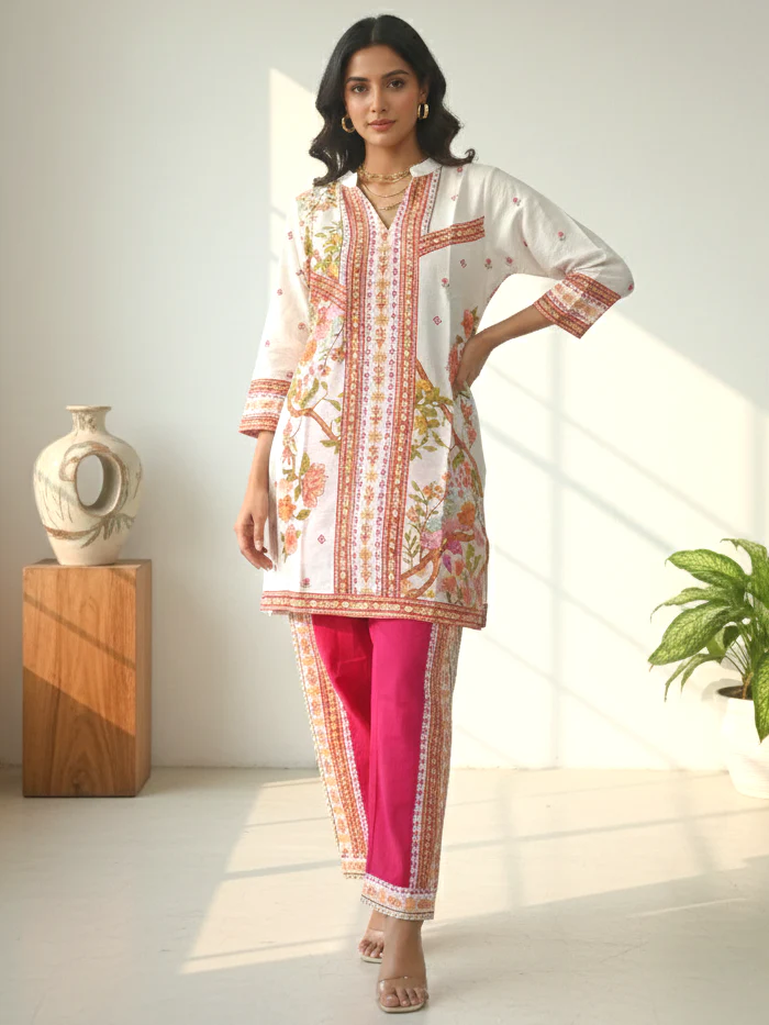 Reet Barbie Printed Co-ord Set - Image 4