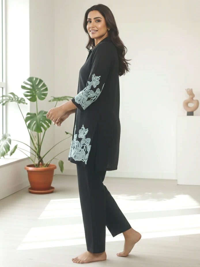 Reet Onyx Embroidered Co-ord Set - Image 12