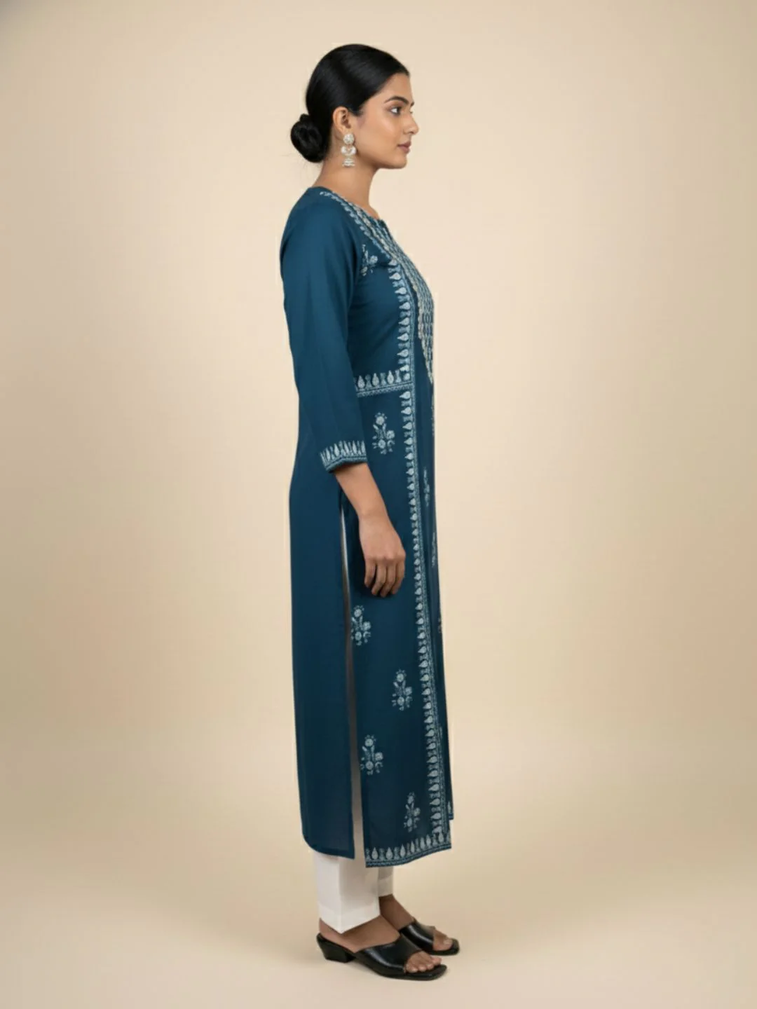 Nabha Azure Printed Kurti - Image 3