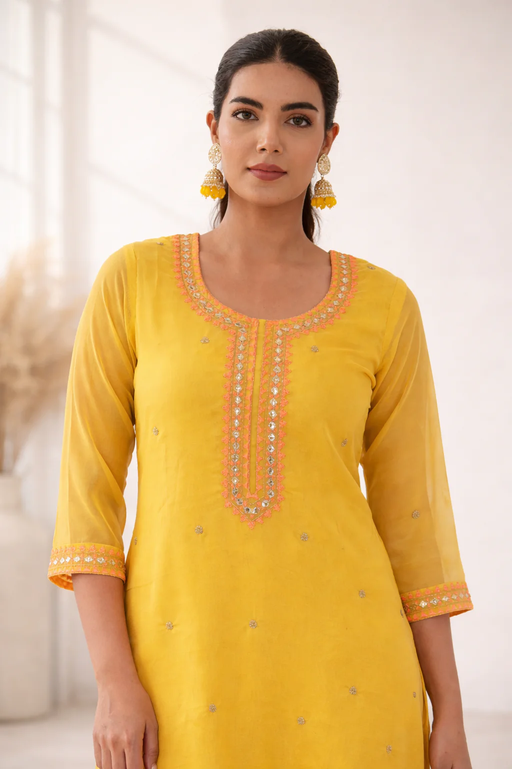 Anila Sunshine Full Work Suit Set - Image 8