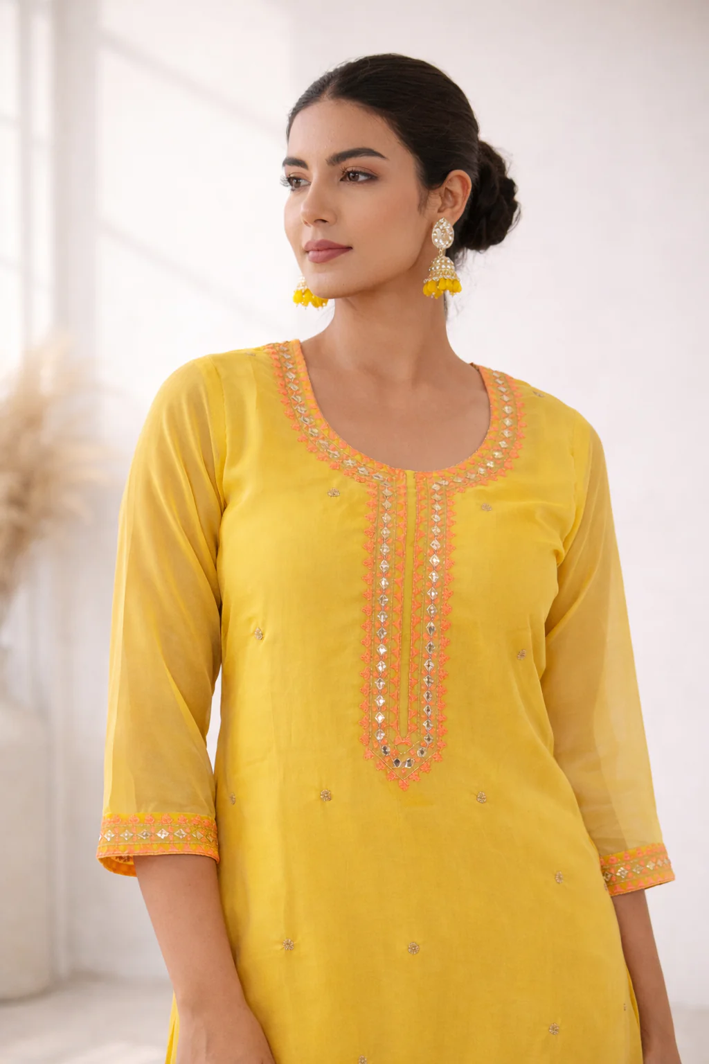 Anila Sunshine Full Work Suit Set - Image 9