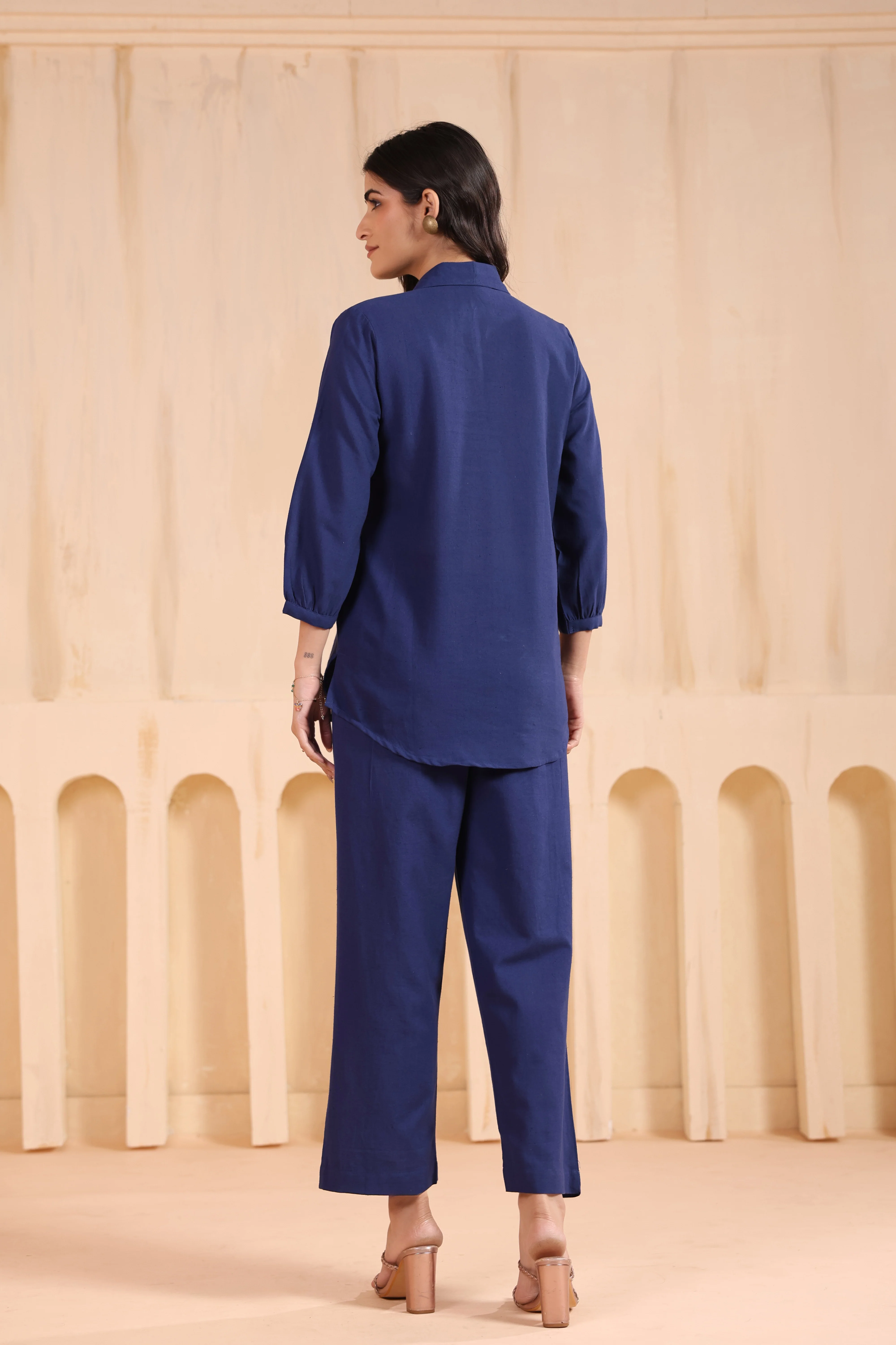 Viyona Indi Floral Embroidered Co-ord Set - Image 3