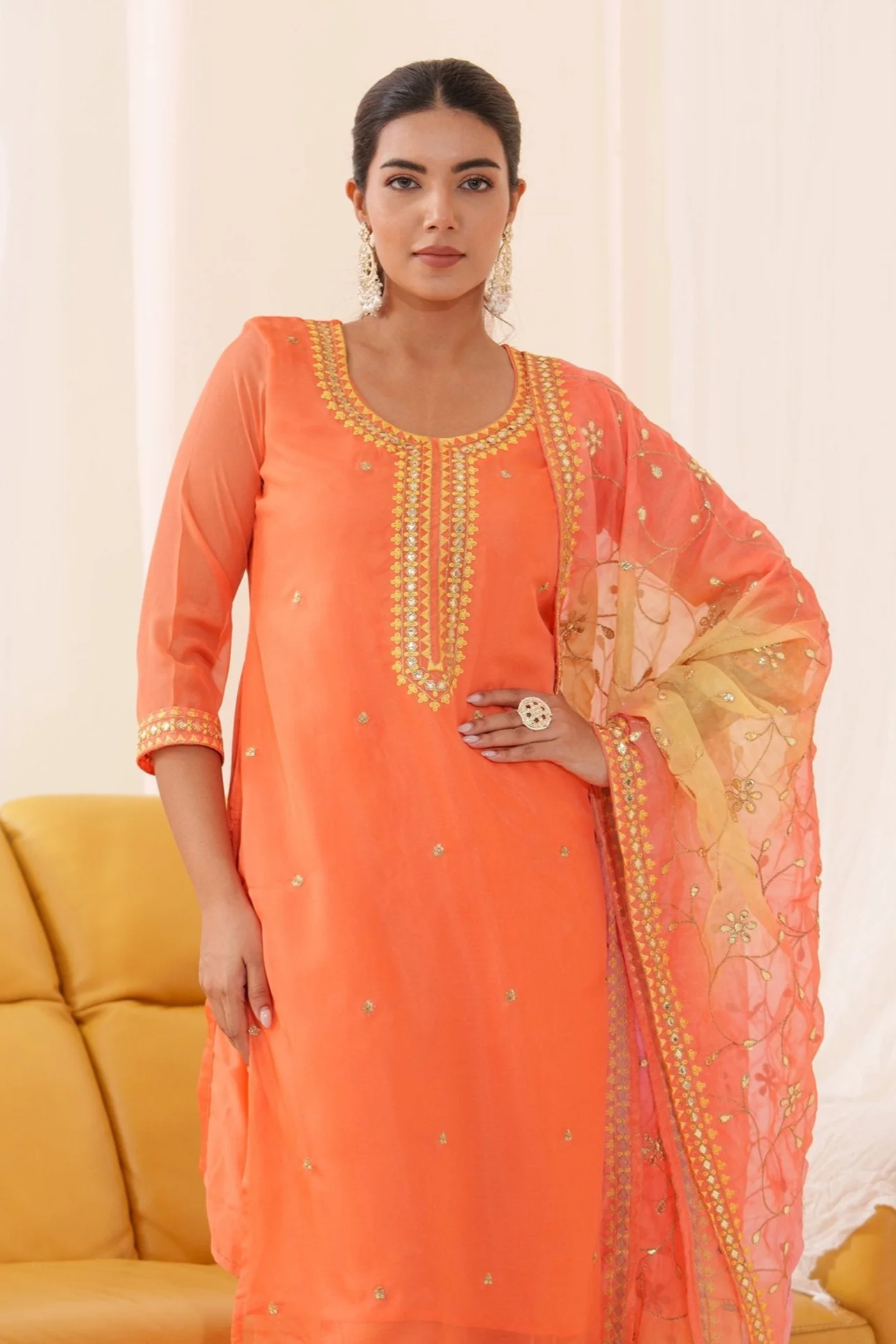 Anila Kesari Full Work Heavy Suit Set - Image 12