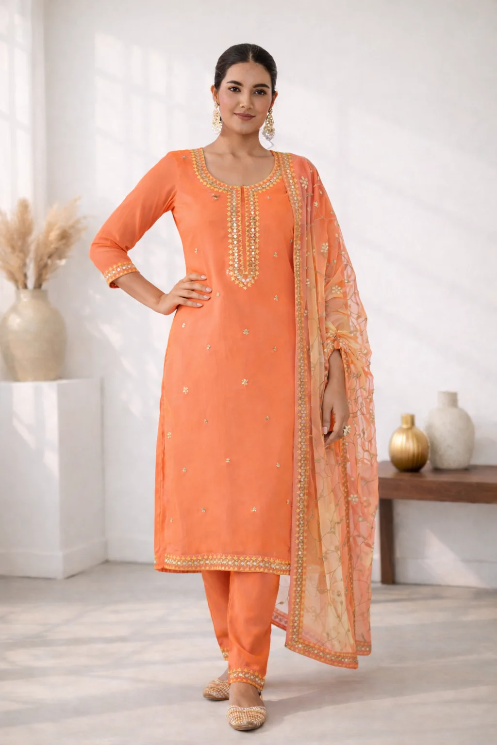 Anila Kesari Full Work Heavy Suit Set - Image 2