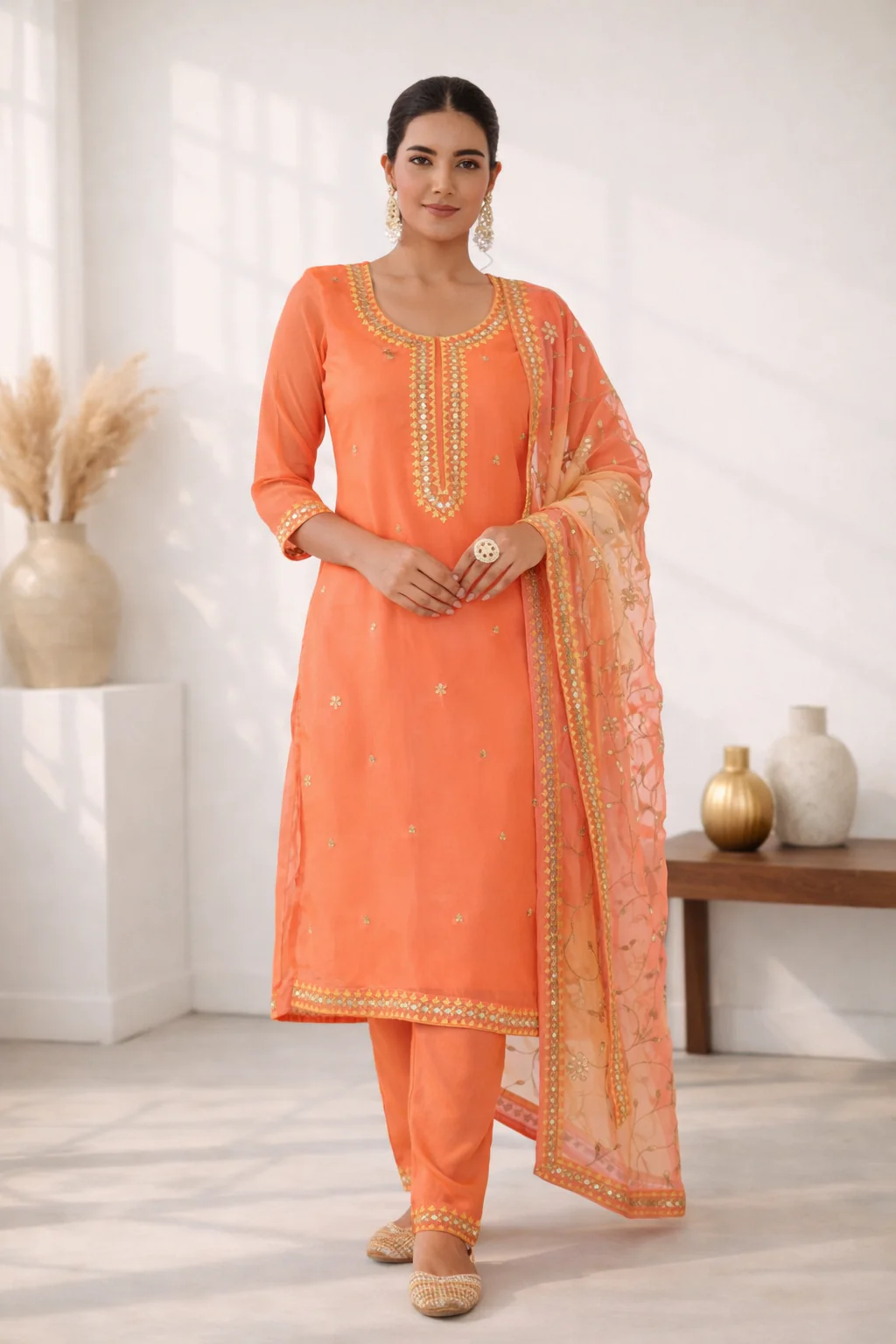 Anila Kesari Full Work Heavy Suit Set - Image 3