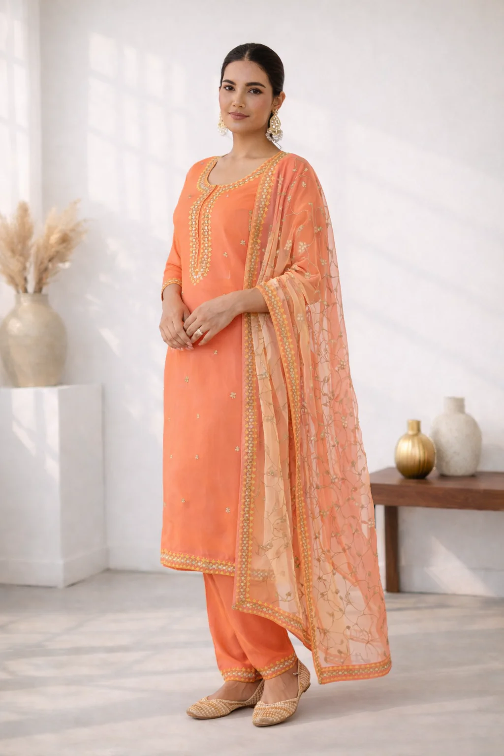 Anila Kesari Full Work Heavy Suit Set - Image 4