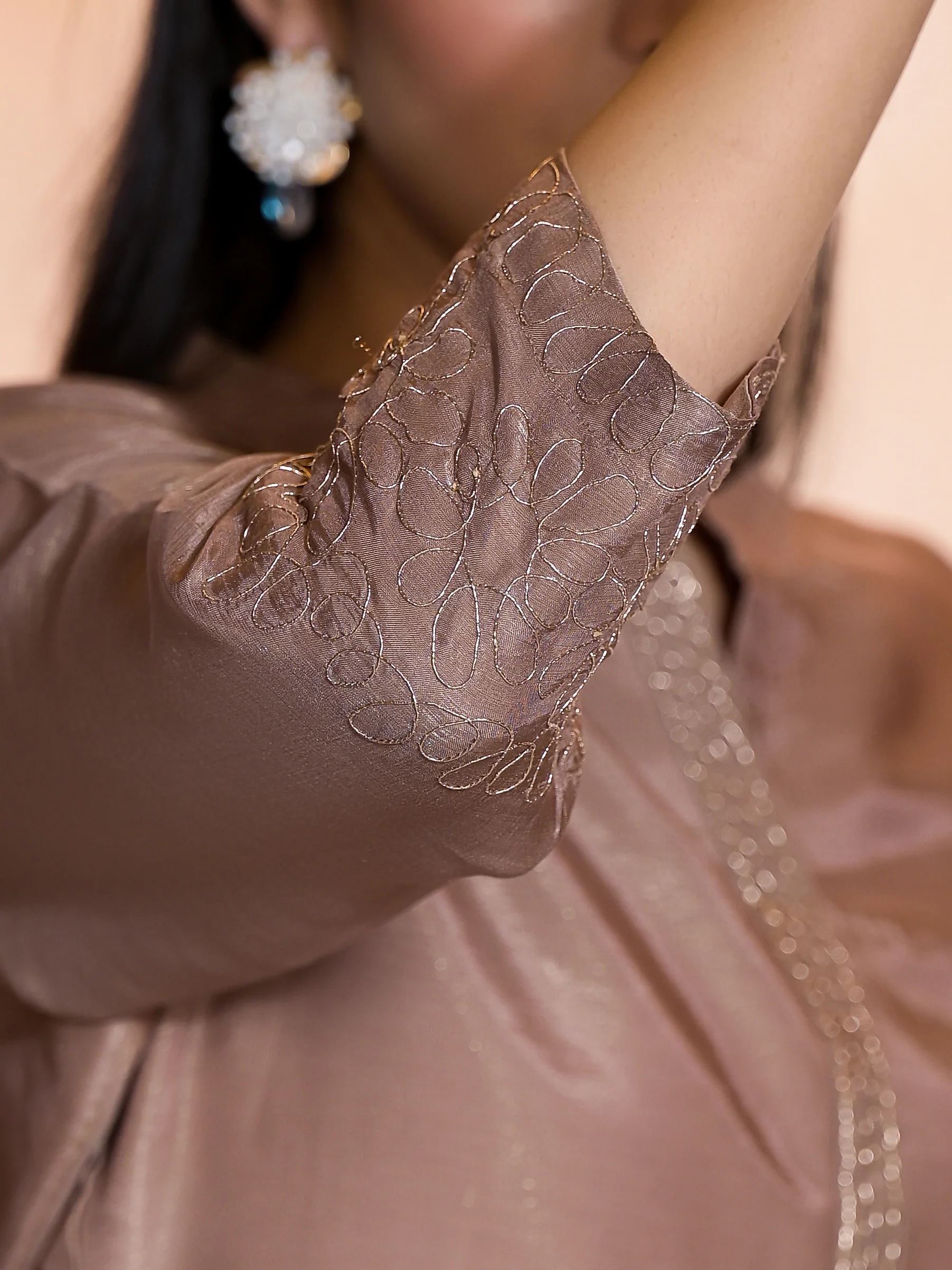 Irene Caramel Premium Work Co-ord Set - Image 8