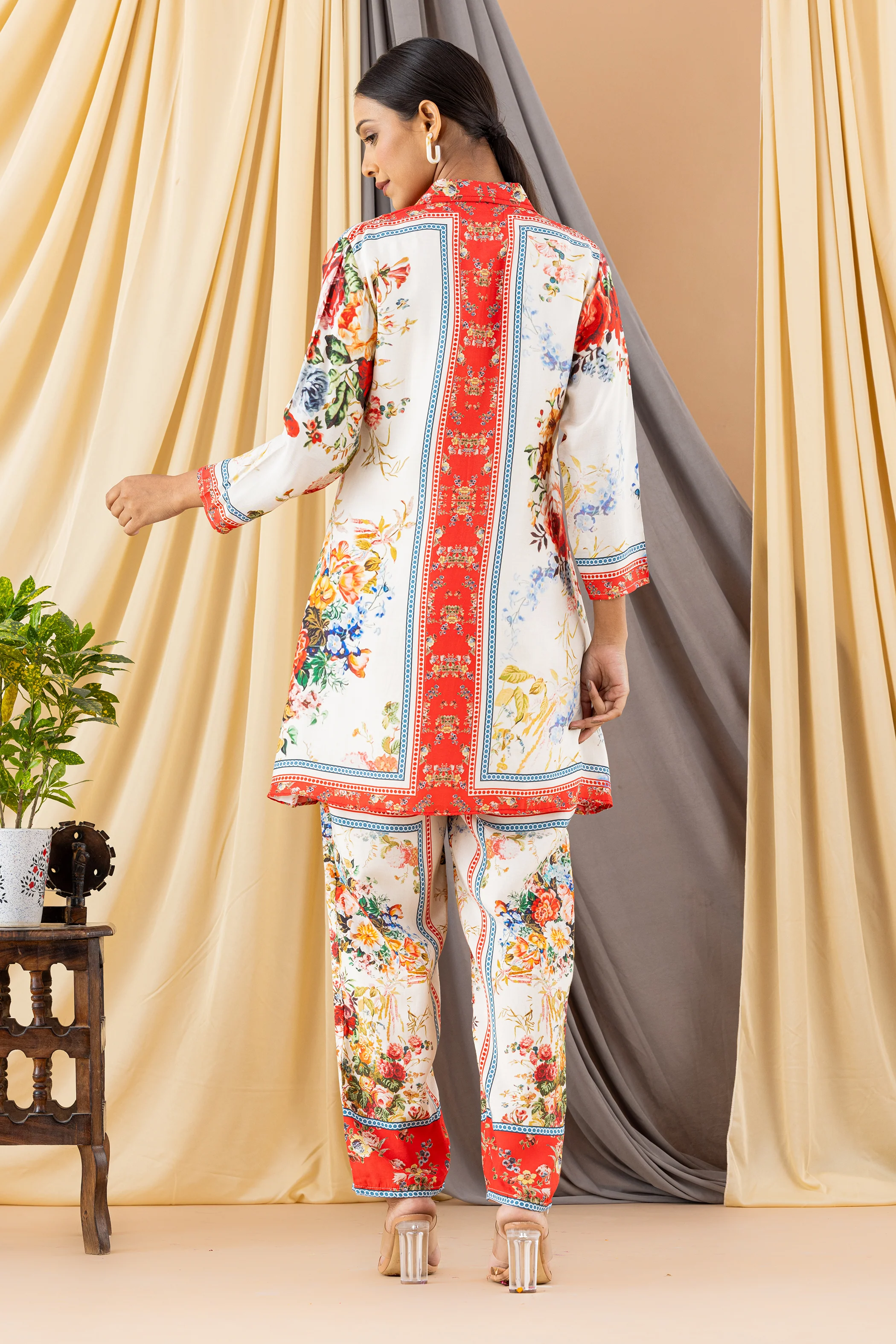 Sheenam Muslin Floral Co-ord Set - Image 3