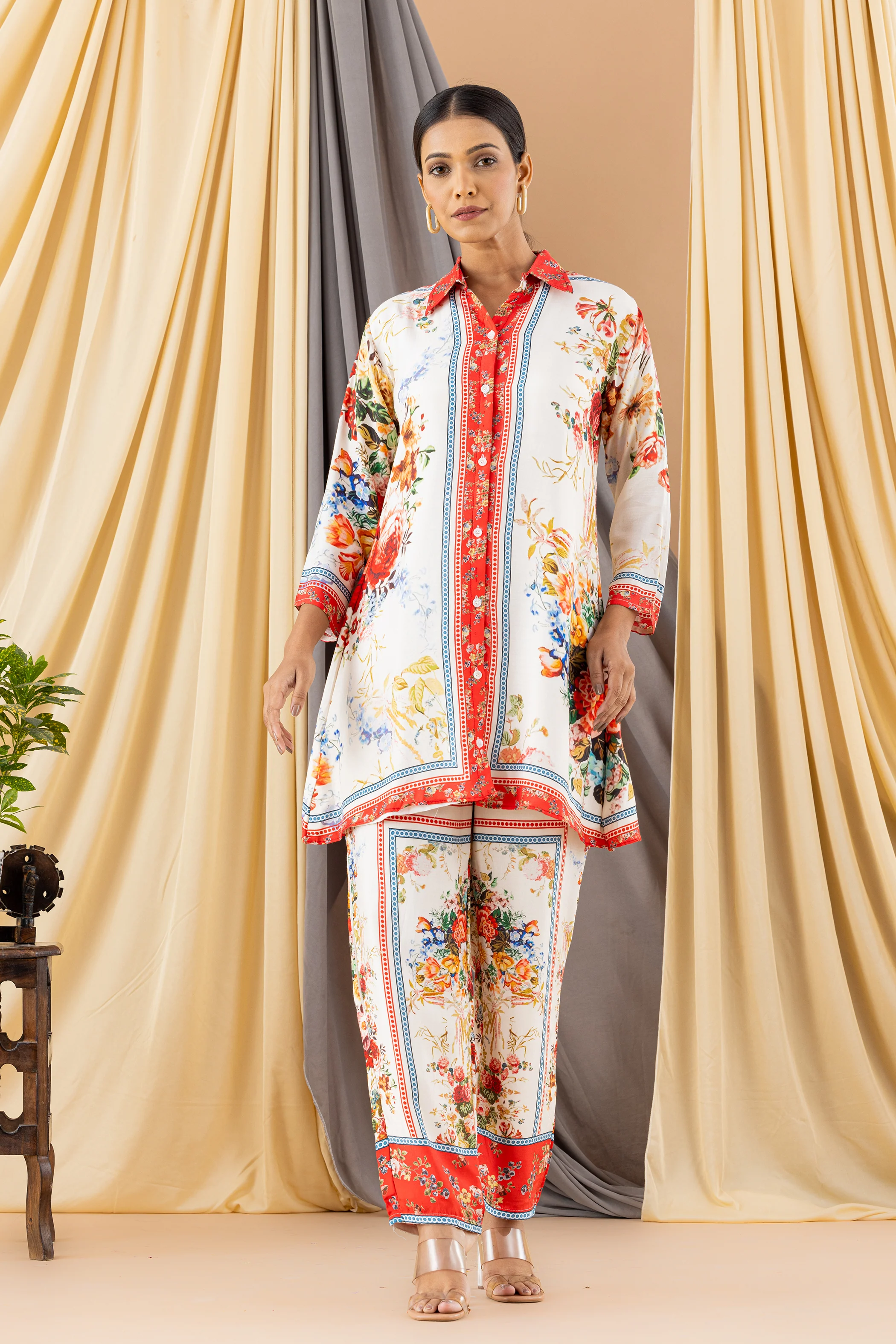 Sheenam Muslin Floral Co-ord Set - Image 5