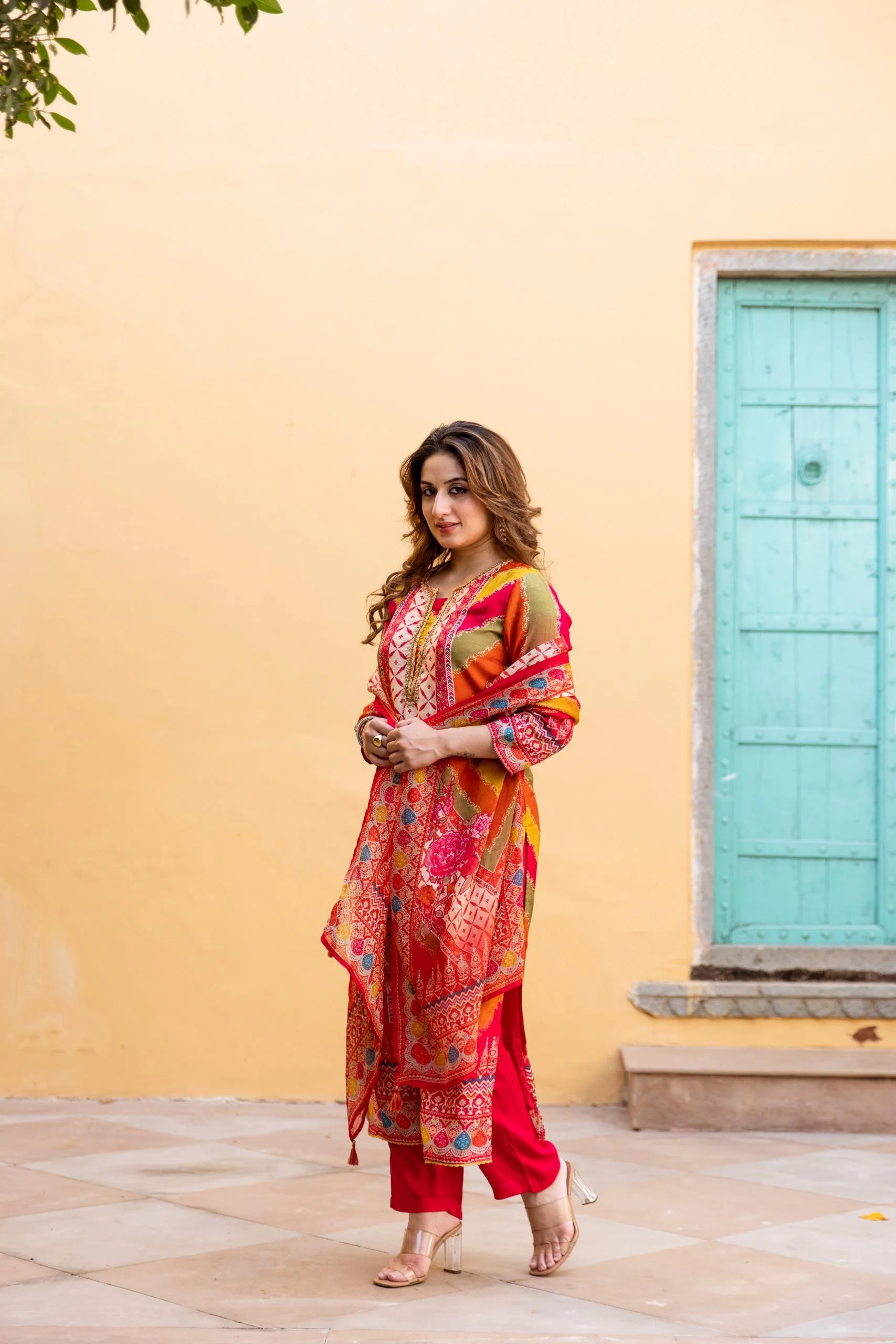 Samiksha Spectra Premium Digital Print Muslin Suit Set - Image 5