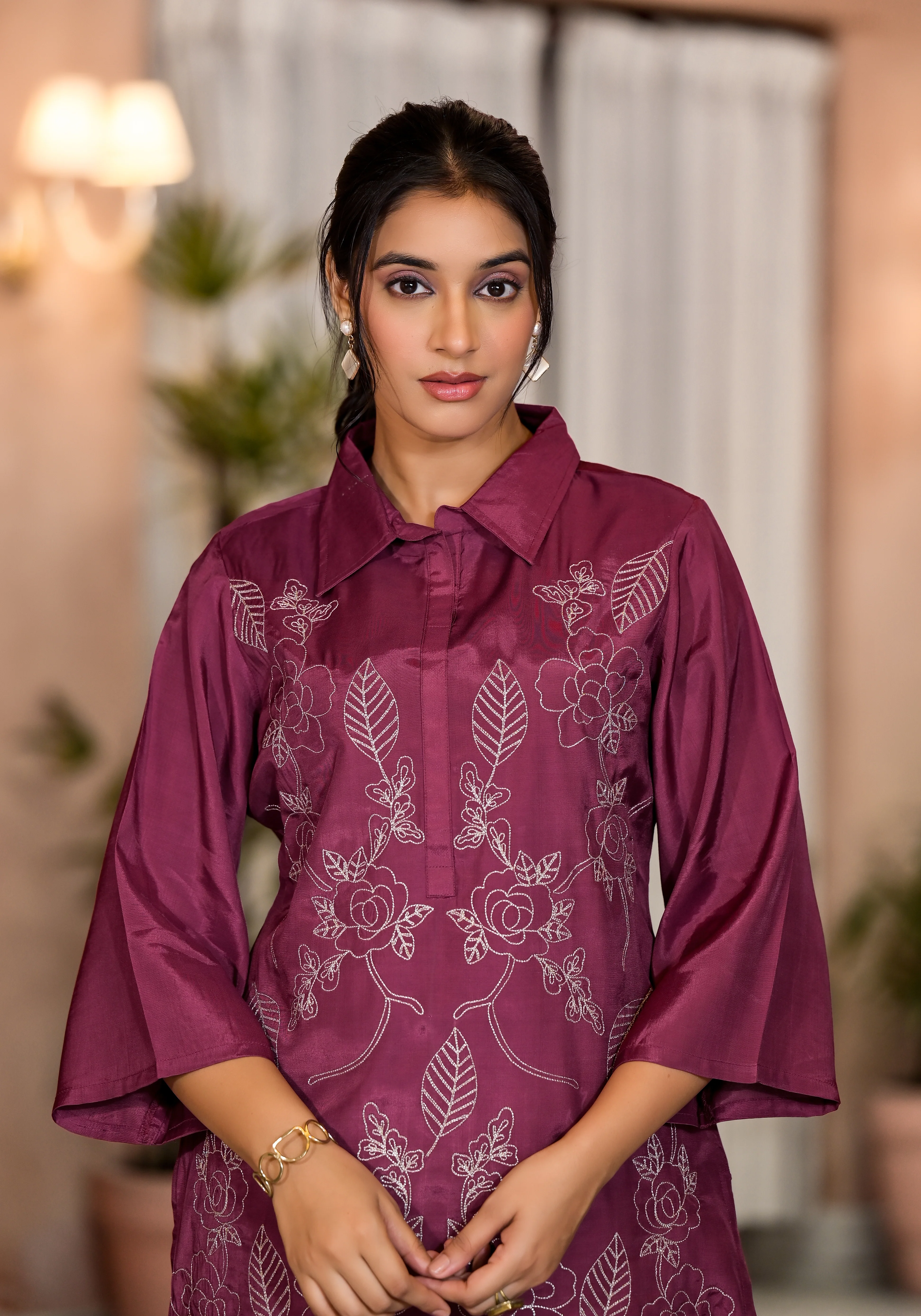 Irene Plum Premium Co-ord Set - Image 2