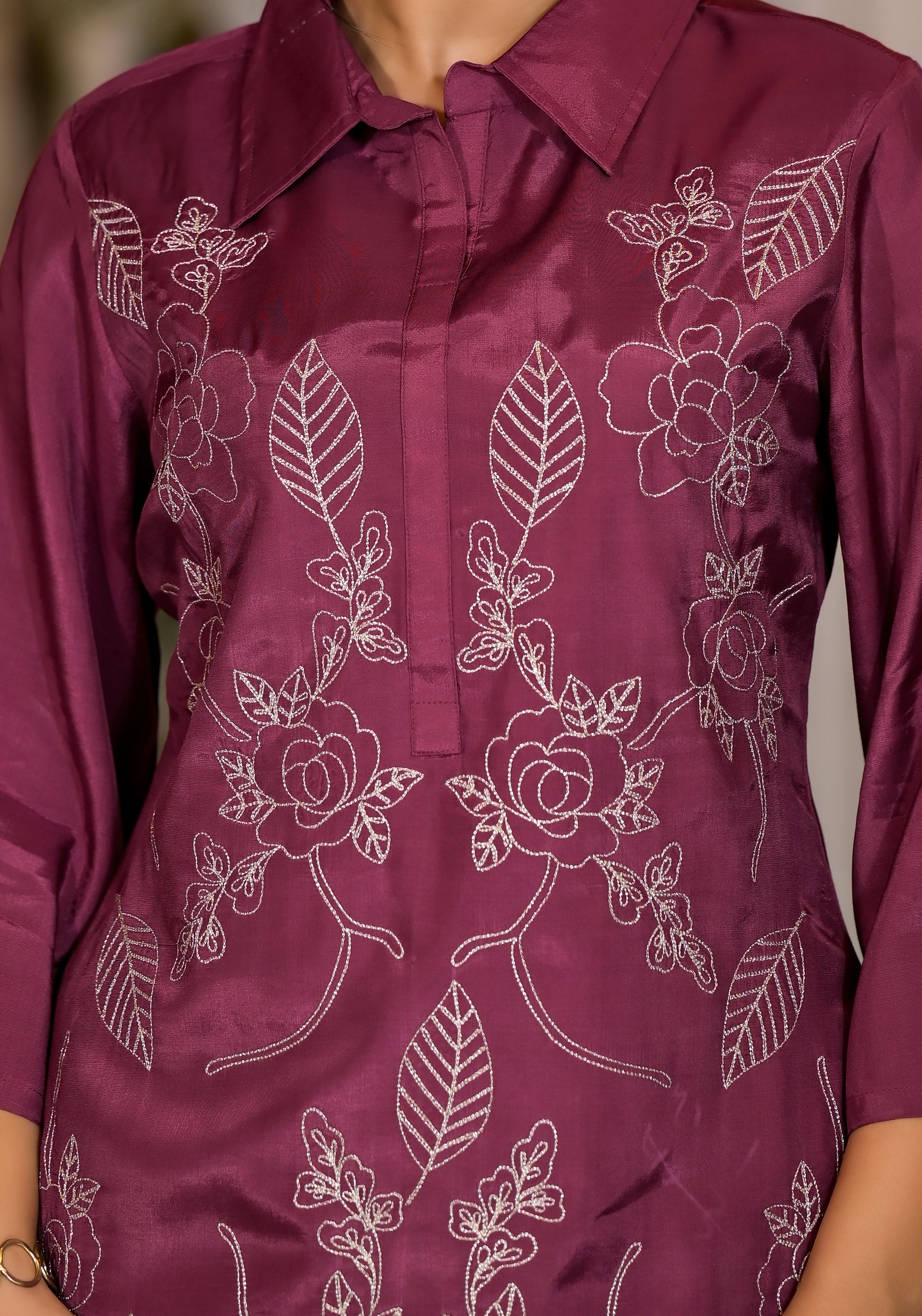 Irene Plum Premium Co-ord Set - Image 4