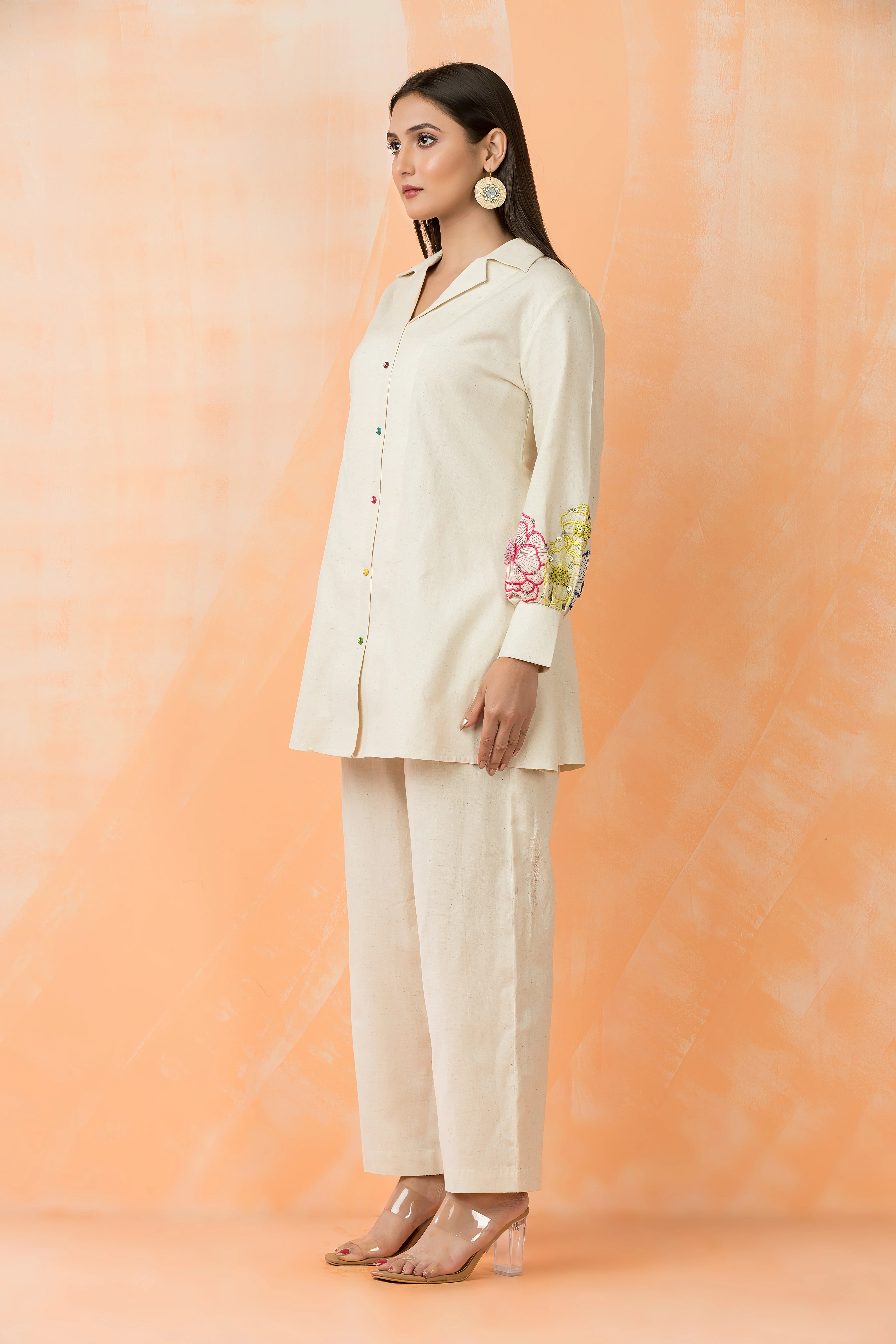 Niharika Daisy Handwork Co-ord Set - Image 6